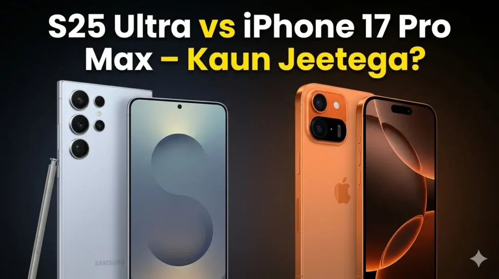 S25 Ultra vs iPhone 17 Pro Max comparison