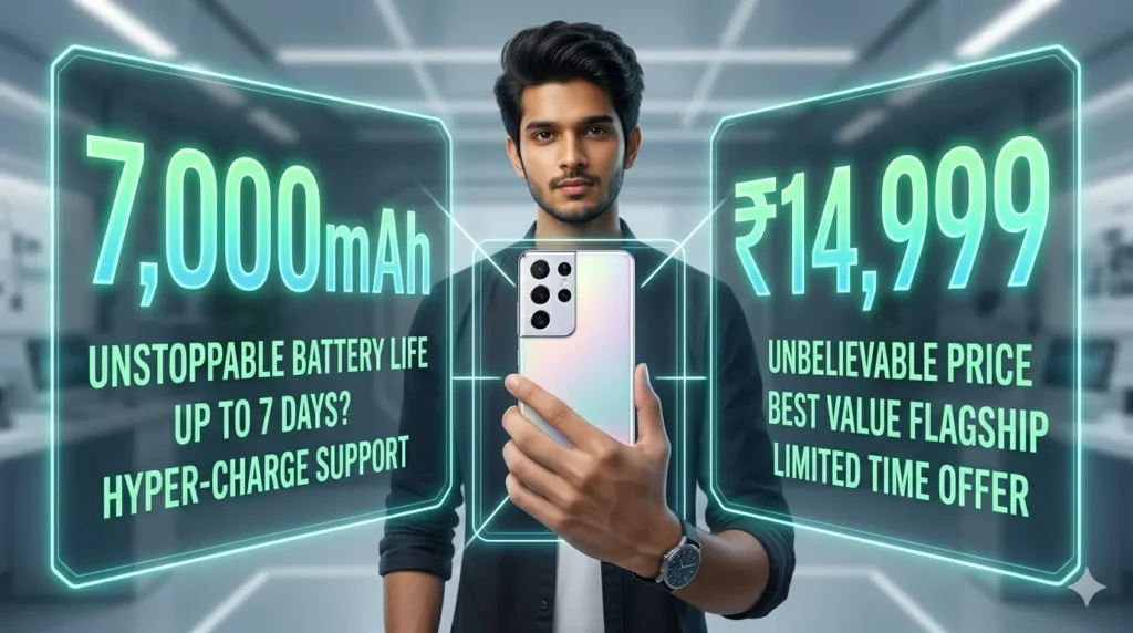 Realme 7000mAh Battery Phone